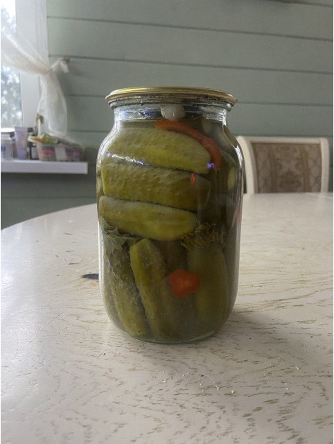 Огурчики маринованные домашние